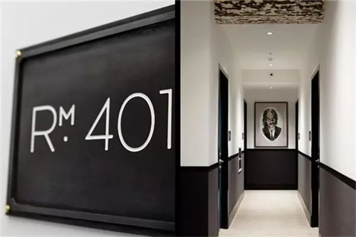 這樣的酒店門牌好設計，你會一眼就記住嗎？