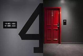 這樣的酒店門牌好設(shè)計(jì)，你會(huì)一眼就記住嗎？